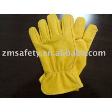 Golden cow grain driver glove